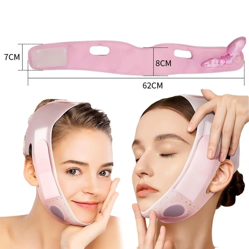 New Reusable Face Strap Chin up Patch Face Lifting V Line Mask Chin Strap for Sagging